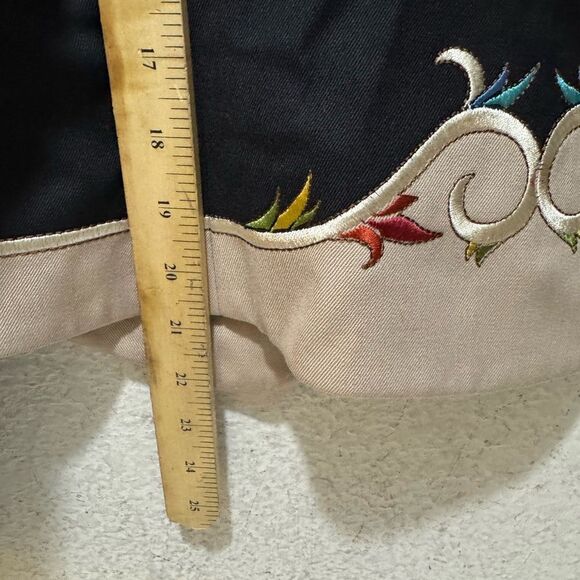 Vintage 80s Hairston Roberson 100% wool Embroidered  Jacket sz 10 - Picture 7 of 7